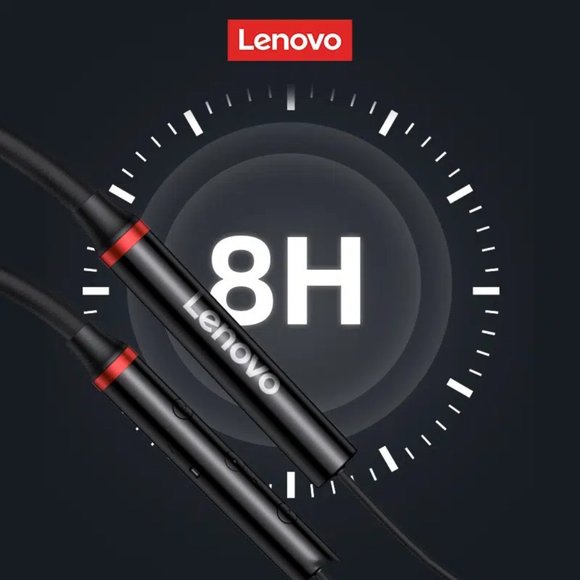 Lenovo Thinkplus HE05 Pro Wireless Neckband Earphone Brand New Headphone black - Picture 5 of 8